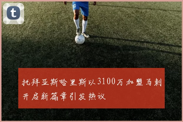 托拜亚斯哈里斯以3100万加盟马刺开启新篇章引发热议